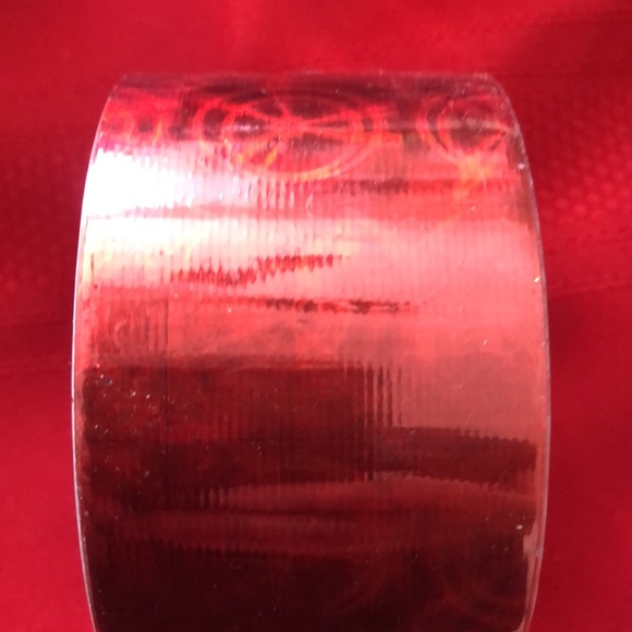 Wire Edged Ribbon & Red Decorative Duct Tape - Picture 3 of 10